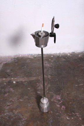 Coffee maker ashtray