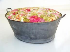Upholstered Ottoman Tub
