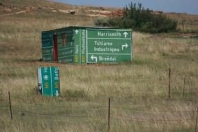 Road signs house