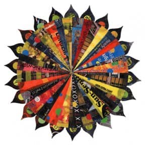 Plastic Bag Mandalas
