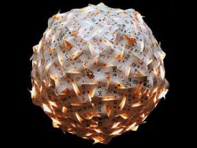 Card decks lamp