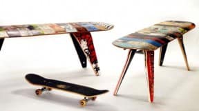 Deck bench (& stools)