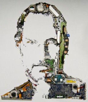 Digital Steve Jobs portrait