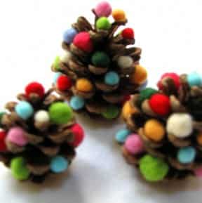 DIY : Pine cone christmas tree