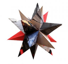 Paperstar with 20 tips
