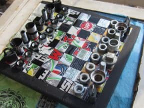 Recycled Chess board