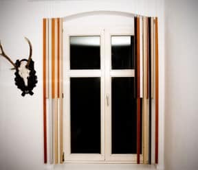Wooden curtain