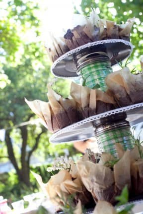 Record Cupcake Stand