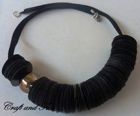 Floppy disks necklace