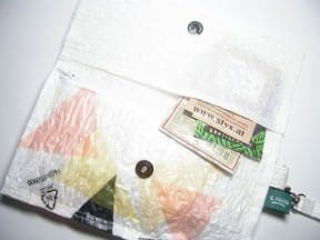 Plastic bags wallet