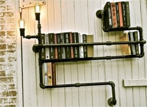 Plumber bookshelves