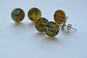 Map Earrings