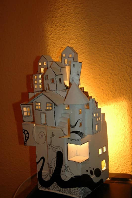 unsoloboton cardboard house 532x800 CardBoard things unsoloboton cardboard house 532x800 CardBoard things in cardboard with turntable Television House Cardboard