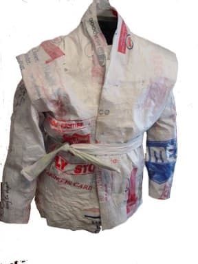 Upcycled raincoat