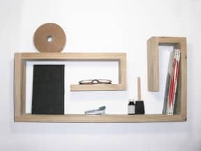 Wooden shelf