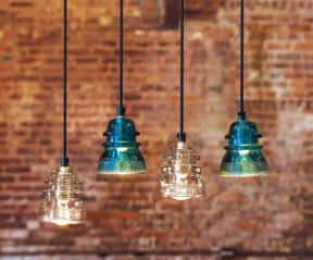 Insulator pendant lights