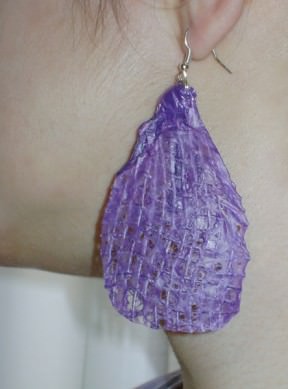 Plastic Bag-Earrings