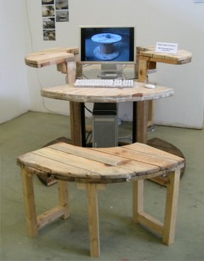 Cable Reel Desk