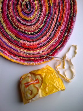 Plastic bags creations