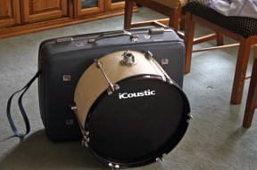 Suitcase Drumset