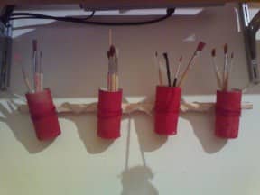 Recycled paper rolls