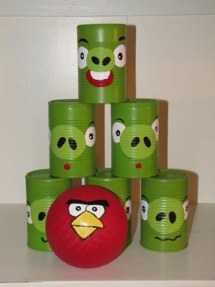 DIY : angrybirds can toss game