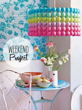 DIY : Ping pong ball lampshade