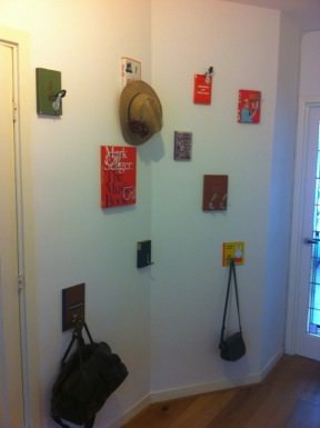Hang your coat on a book