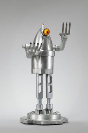 Robot Assemblage Sculpture Night Lights