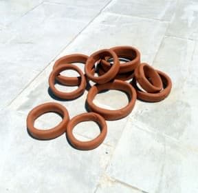 Flower Pots on the Soil..