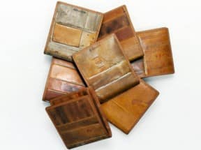 Baseball gloves wallets