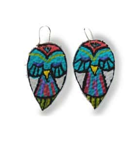 Leather earrings