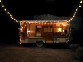 Upcycled caravan