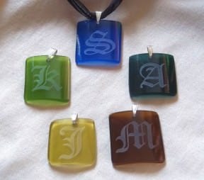 Recycled Wine Bottle Jewelry