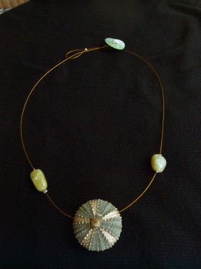 Necklace with sea urchin!