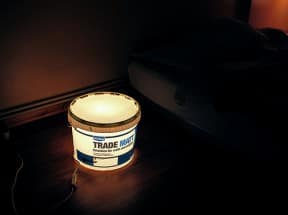 Really simple bucket lamp