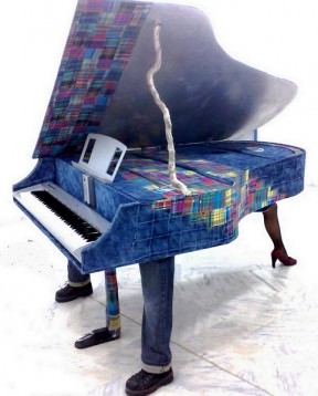 Recycled musical instruments