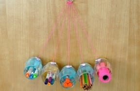DIY Hanging Craft Organizer