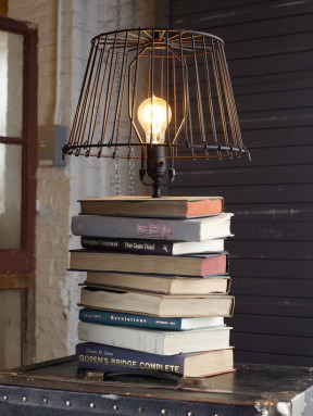 DIY : Books table lamp