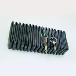 Inner tube key hanger & office accessory