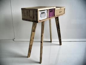 Recycled wooden pallet furniture