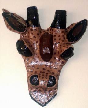 2-D Giraffe Wall Hanging