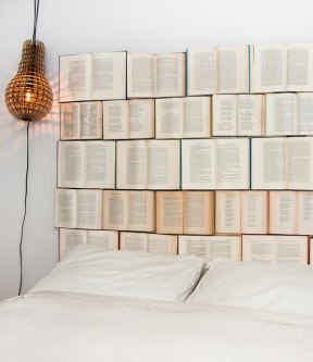 DIY : book headboard