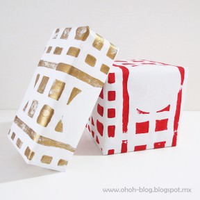 Stamp with plastic container