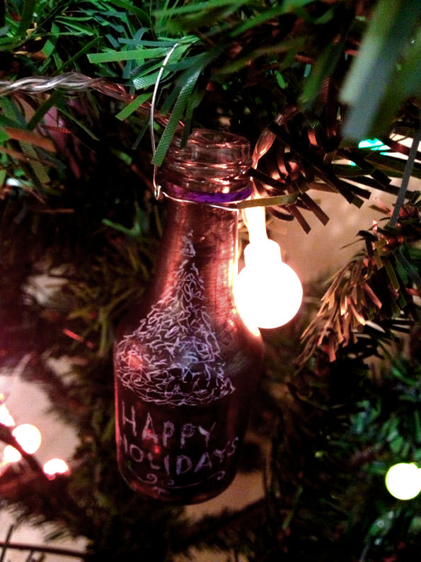 tree deco2 Christmas tree decorations in diy  with Tree Decoration Christmas Bottle 