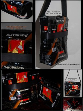Recycled coffee bags