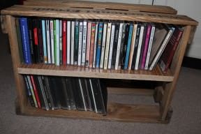 Wine box CD-Shelf