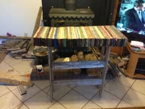 Re-cycled TV Stand