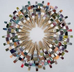 Repurposed paint brushes