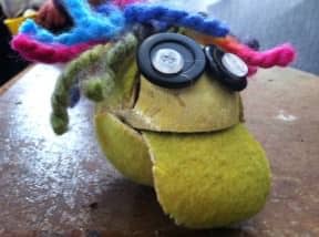 Tennis ball Puppet